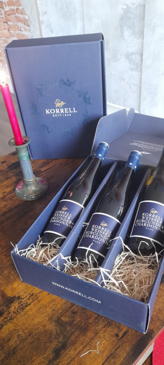 Korrell Weißburgunder & Chardonnay trocken 2023 (Lieferung ohne Geschenkbox)