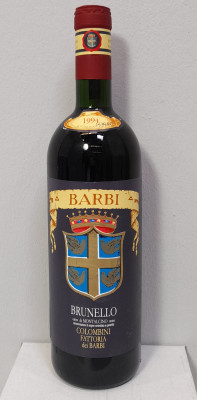 Fattoria dei Barbi 1994 Brunello di Montalcino DOCG in 1er Holzkiste in nummerierten Flaschen
